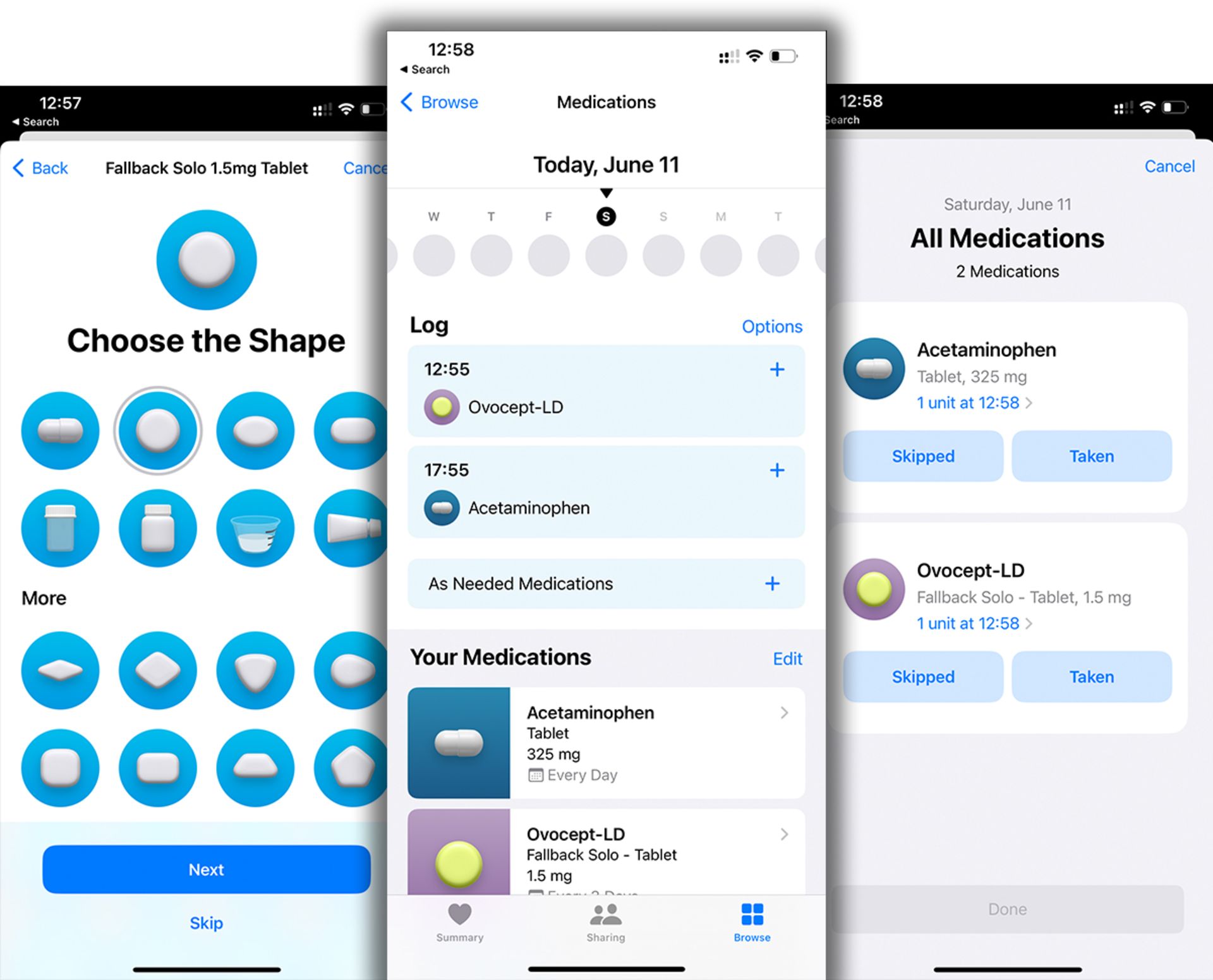 iOS 16 Medications