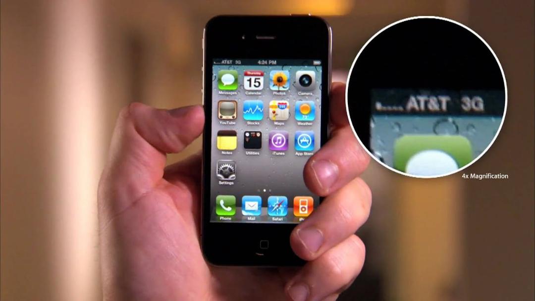 مشکل آنتن‌دهی آیفون ۴ اپل یا به اصطلاح iPhone 4 Antennagate