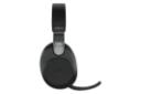 نمای جانبی هدست بی سیم جبرا Jabra Evolve2 85 USB-A مشکی