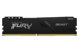 رم کینگستون Kingston Fury Beast 16GB DDR4-2666 CL16 ظرفیت 16 گیگابایت از نوع DDR4-2666
