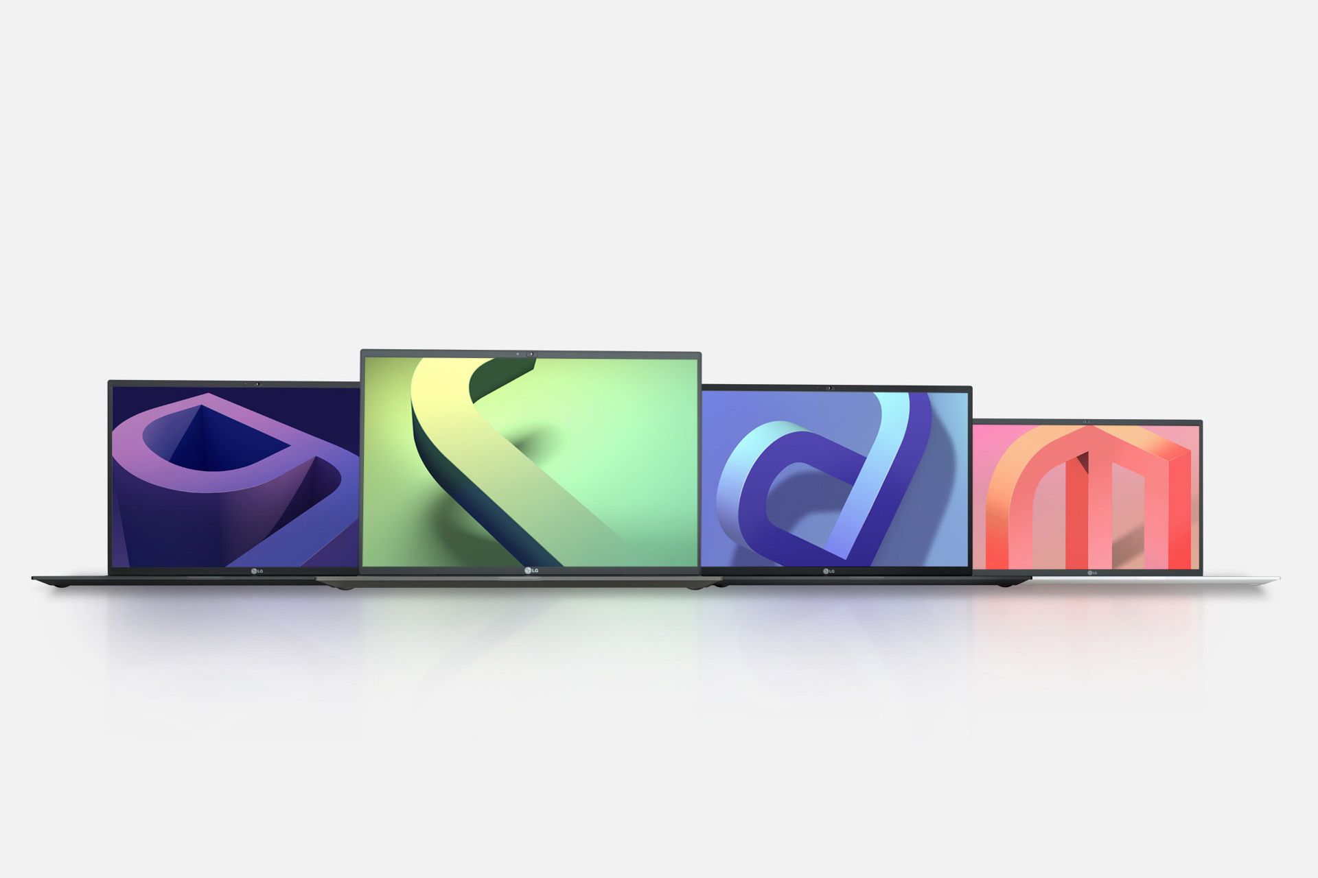 نمای جلو لپ تاپ ال جی گرم LG Gram 2022 رندر رسمی