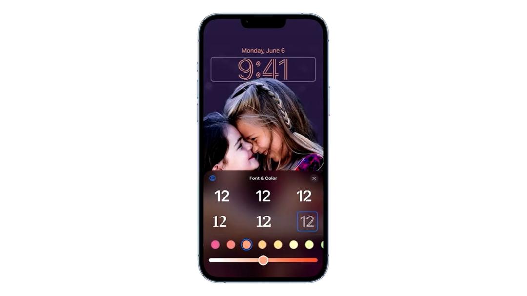 لاک اسکرین ios 16