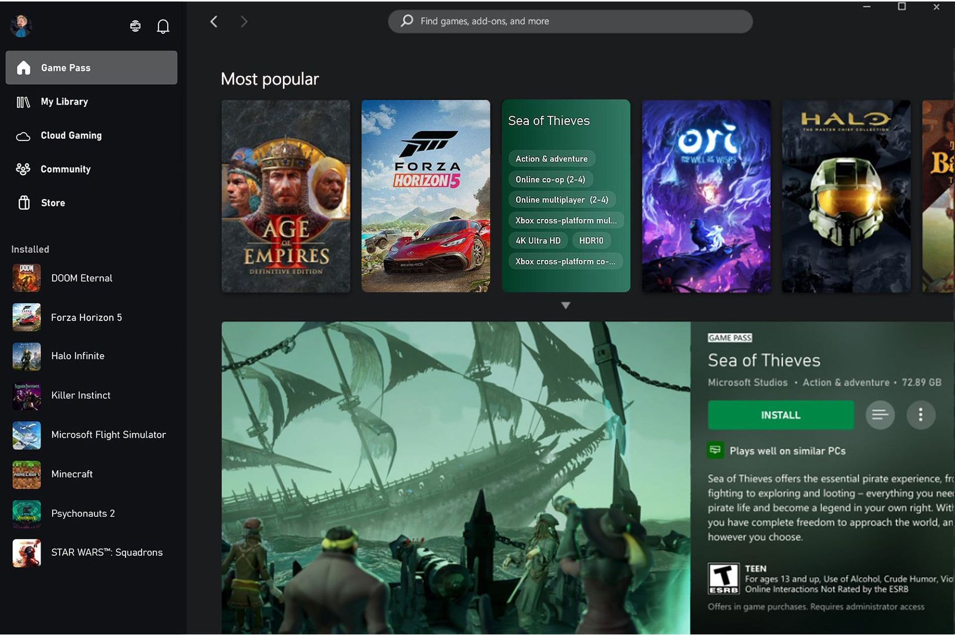 ابزار Game Performance Fit Indicator در اپلیکیشن ایکس باکس