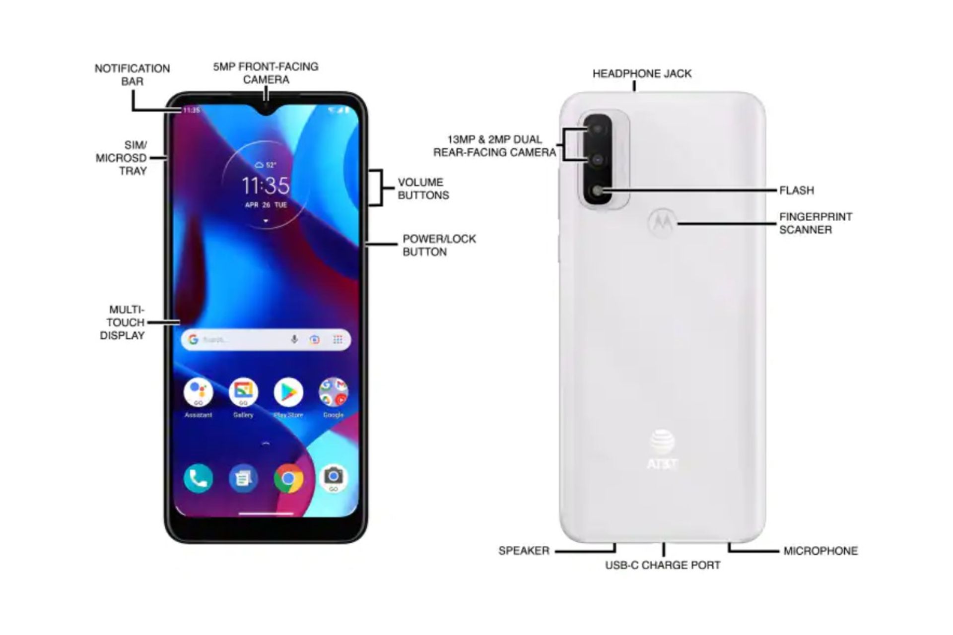 موتورولا moto g go