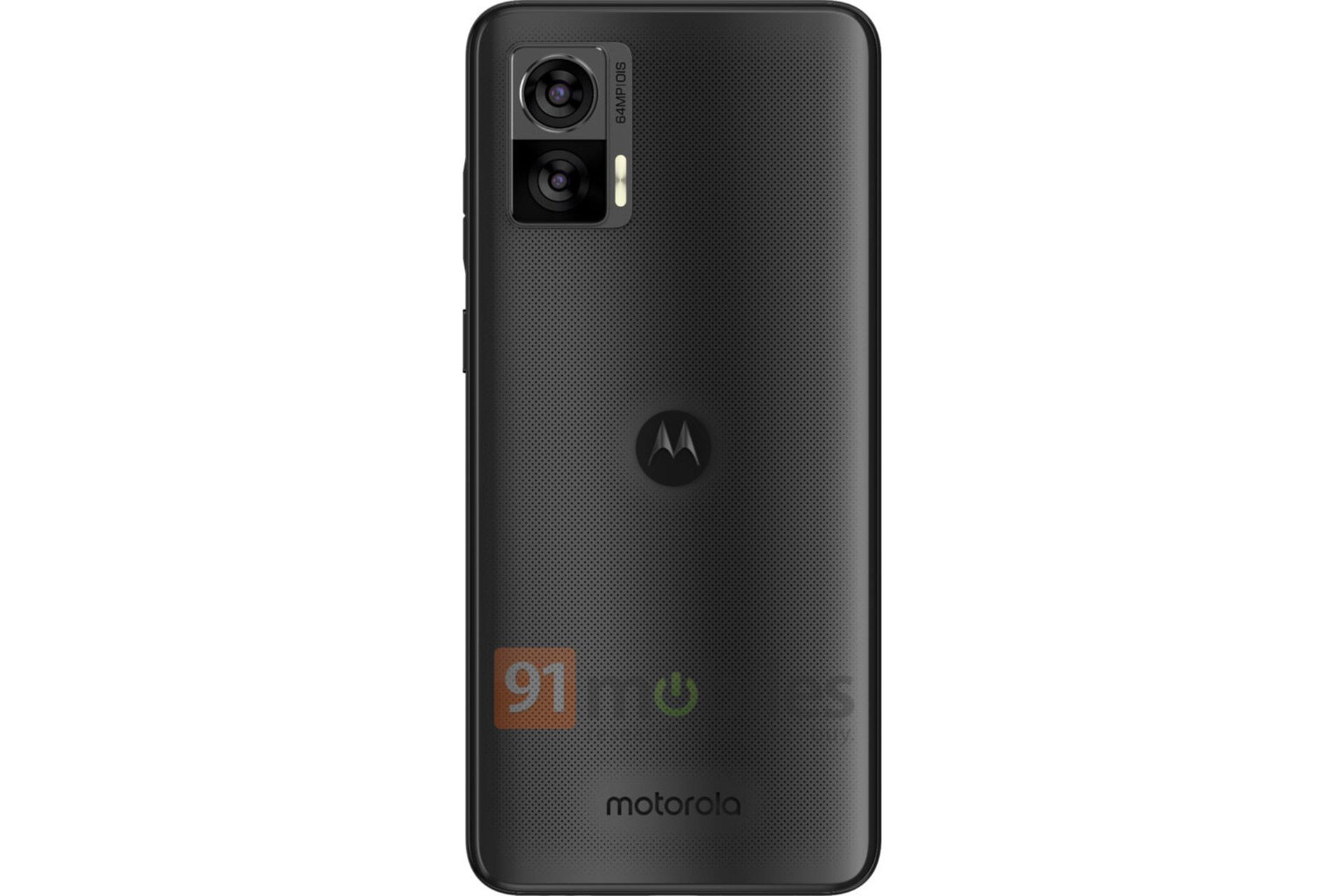 رندر نشان دهنده پنل پشتی موتورولا اج 30 لایت