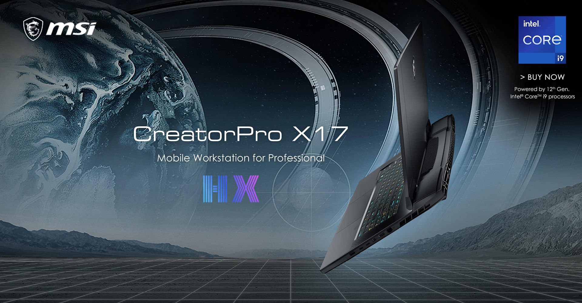 پوستر MSI CreatorPro X17