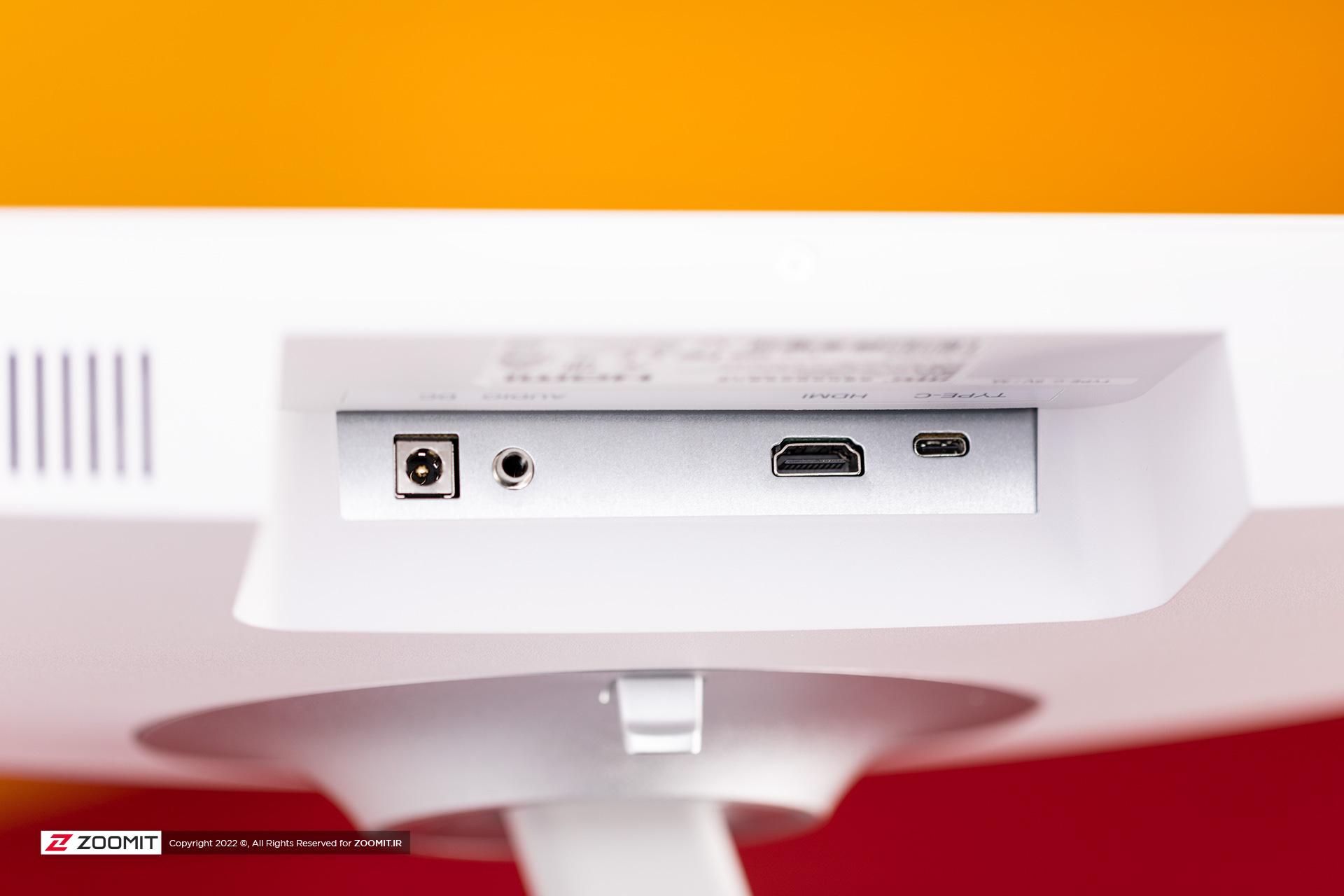 درگاه‌های مانیتور MSI Modern MD271PW