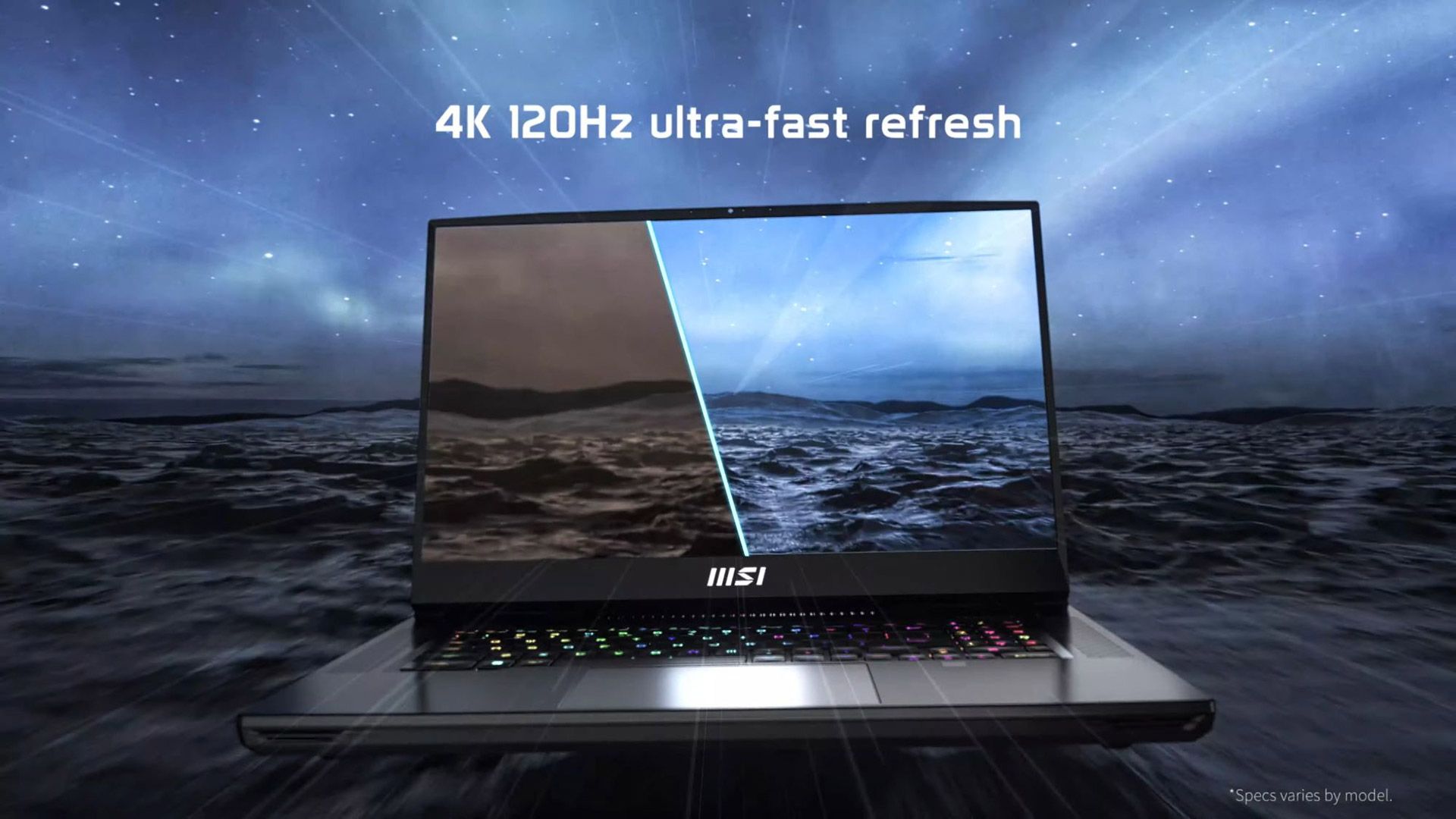 پوستر تبلیغاتی نوت بوک گیمینگ MSI TITAN 