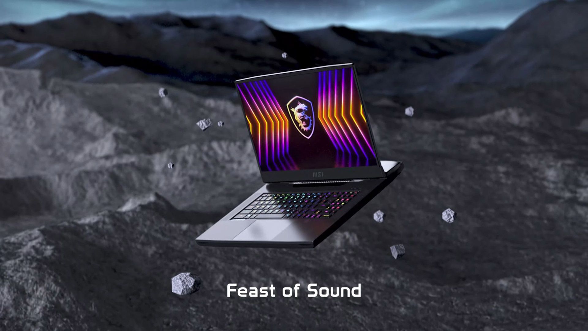 پوستر تبلیغاتی نوت بوک گیمینگ MSI TITAN 