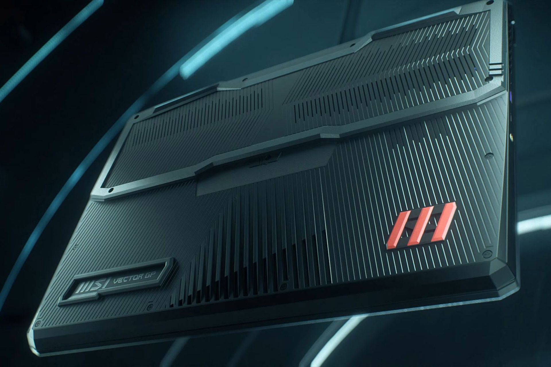 تصویر بخش زیرین لپ تاپ MSI Vector GP76/66 HX