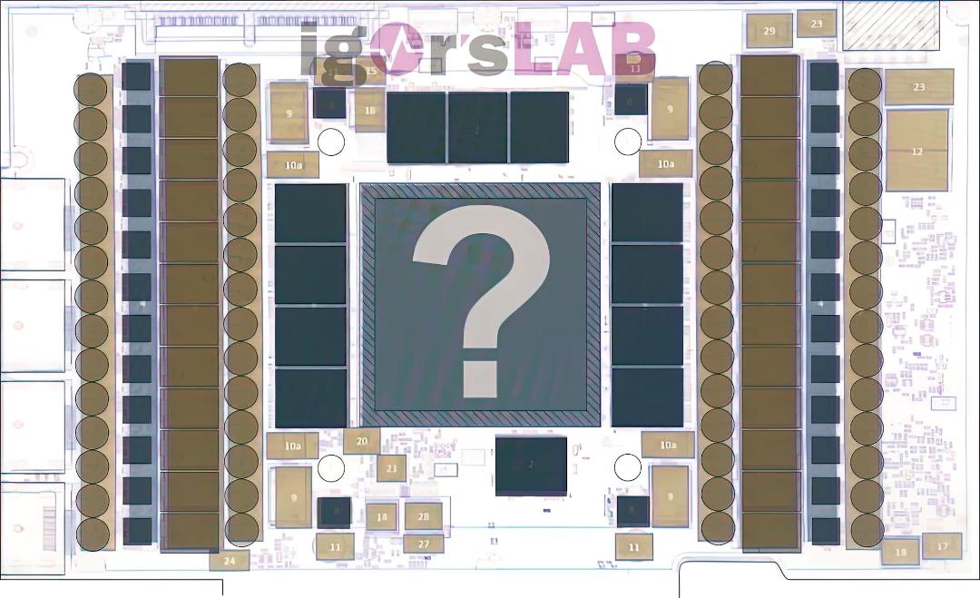 تصویر منتسب به PCB کارت گرافیک RTX 4000 انویدیا