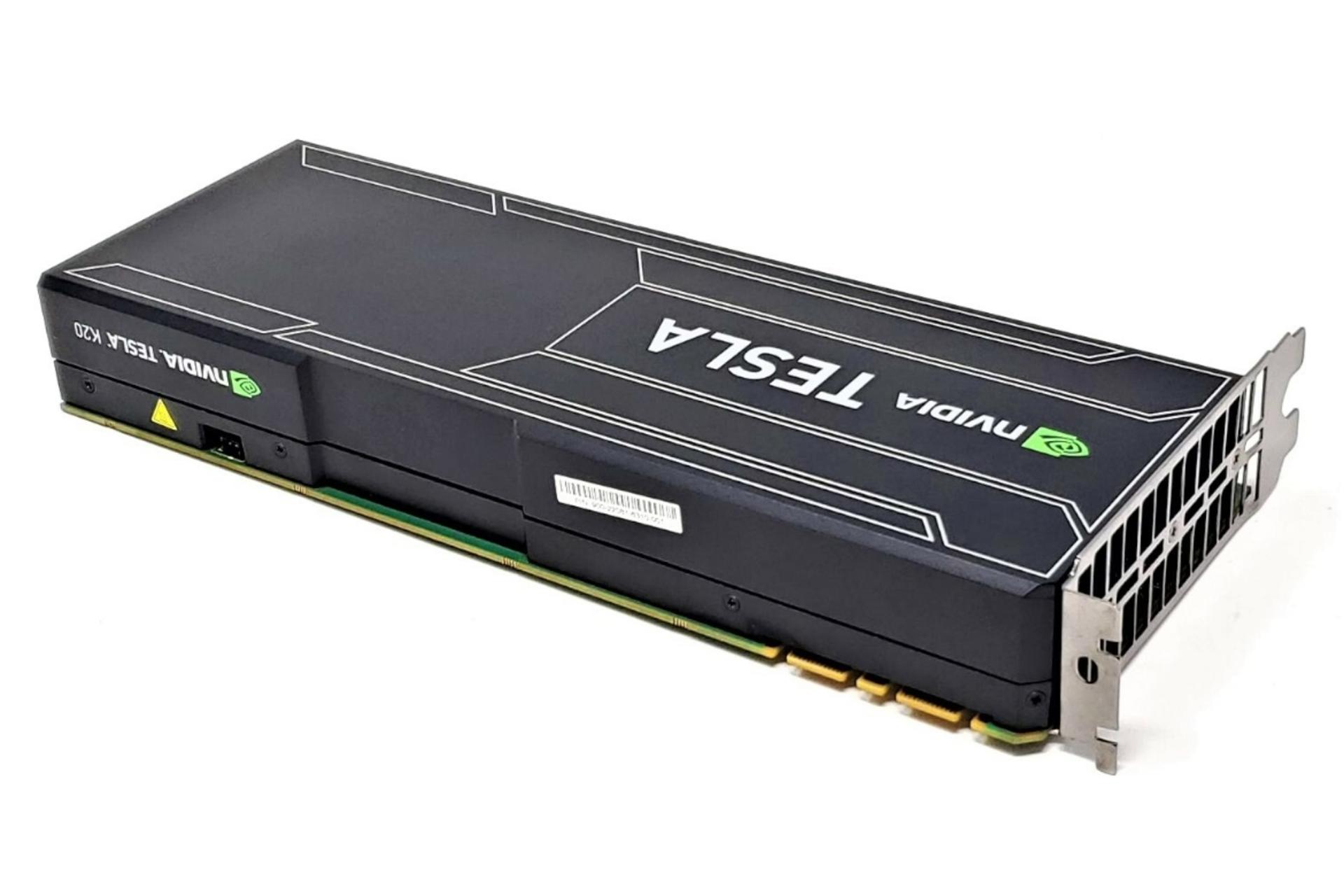 نمای بالا کارت گرافیک انویدیا NVIDIA Tesla K20m پسیو بدون فن