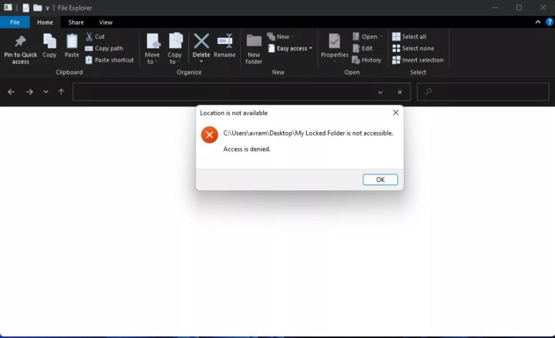  رمزگذاری فولدر در ویندوز ۱۱ با Easy File Locker اپ- ۷