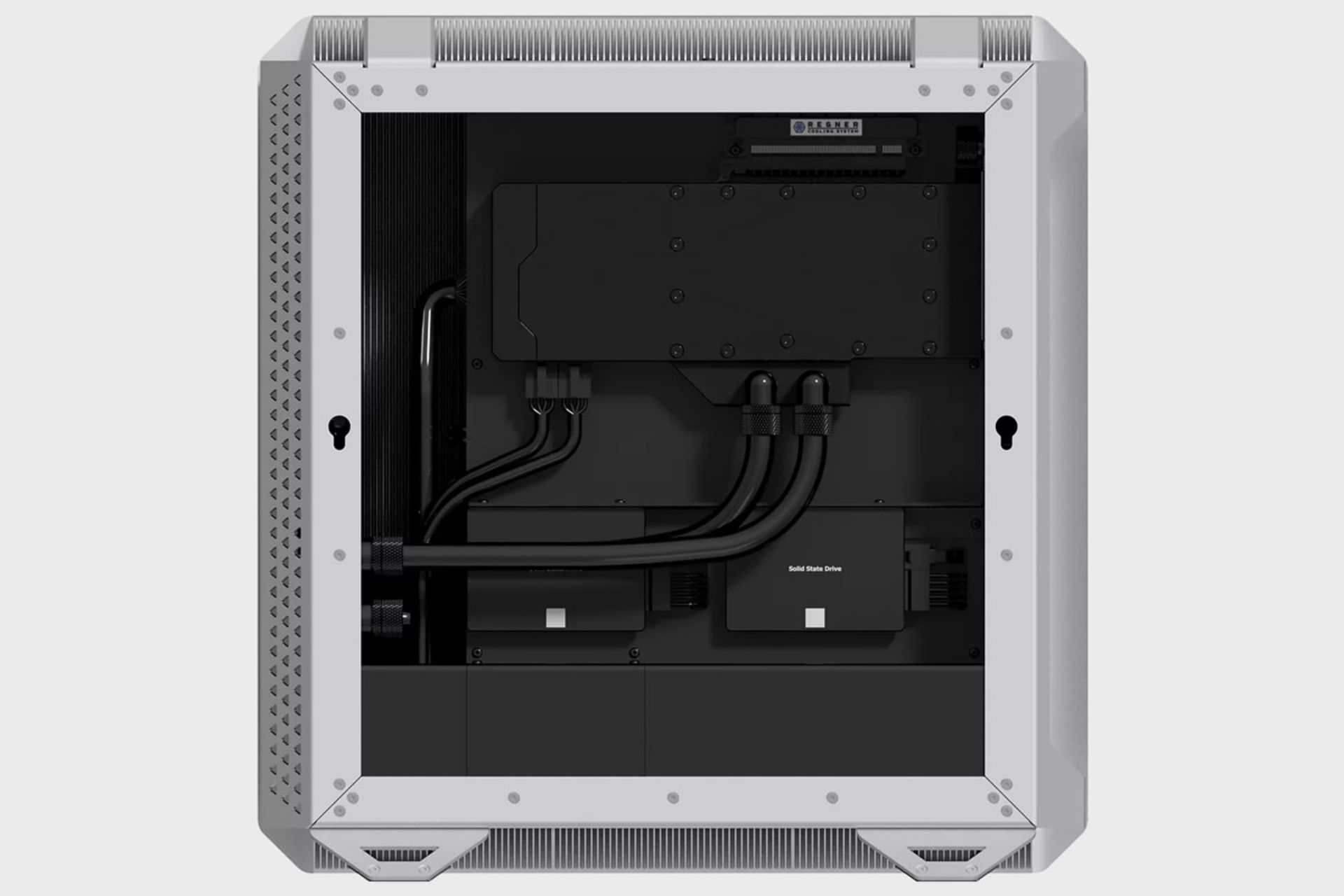 نمای سمت چپ کیس کامپیوتر Regner