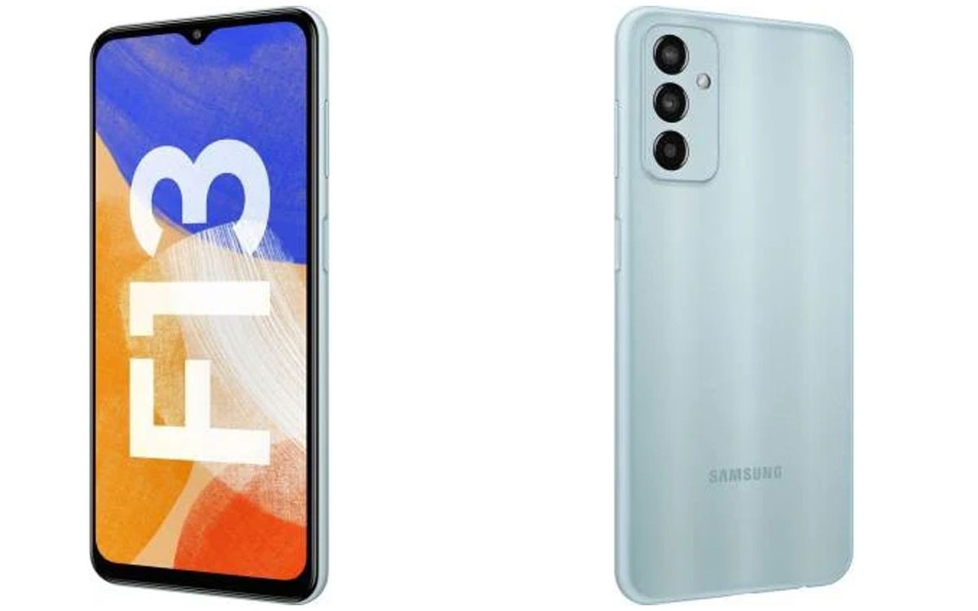 گلکسی F13‌ از نمای جلو و پشت