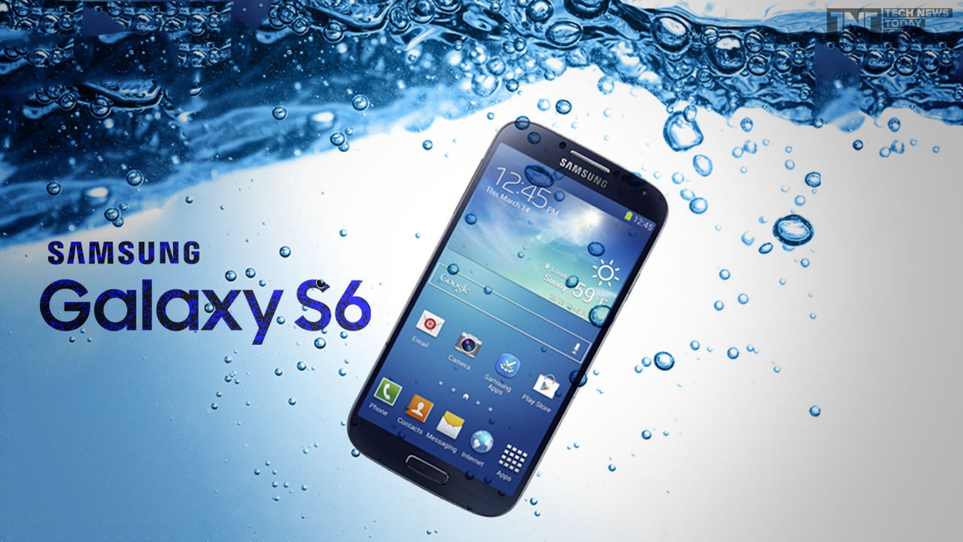 آگهی ضد آب بودن گلکسی S6