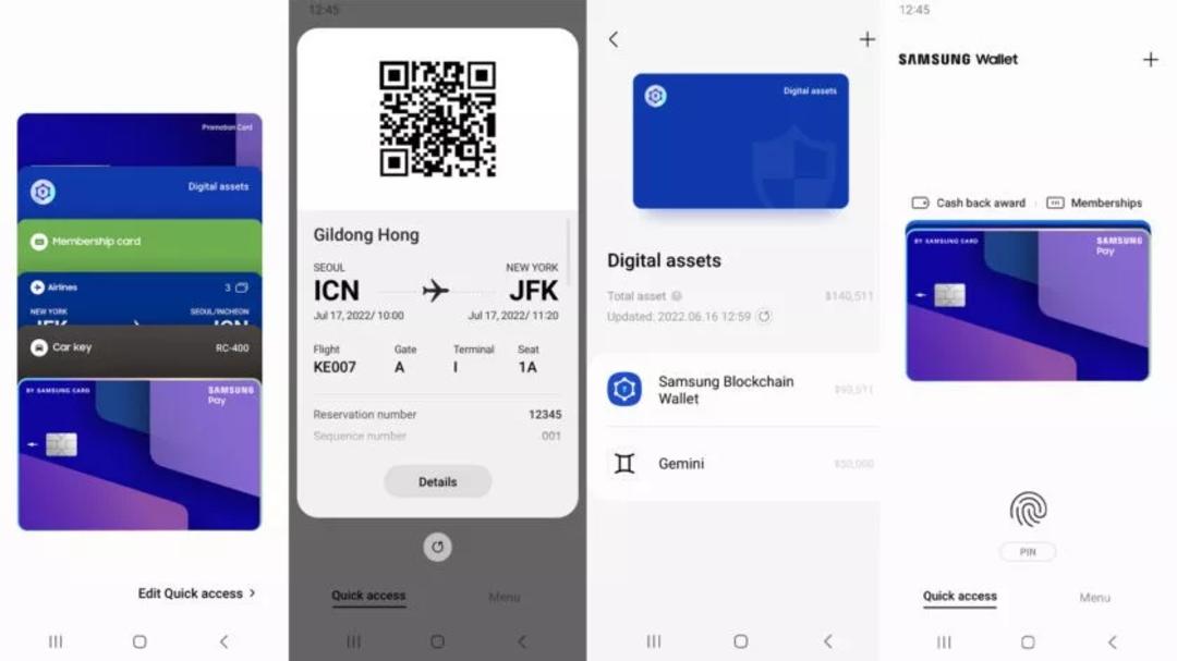 کیف پول دیجیتال سامسونگ