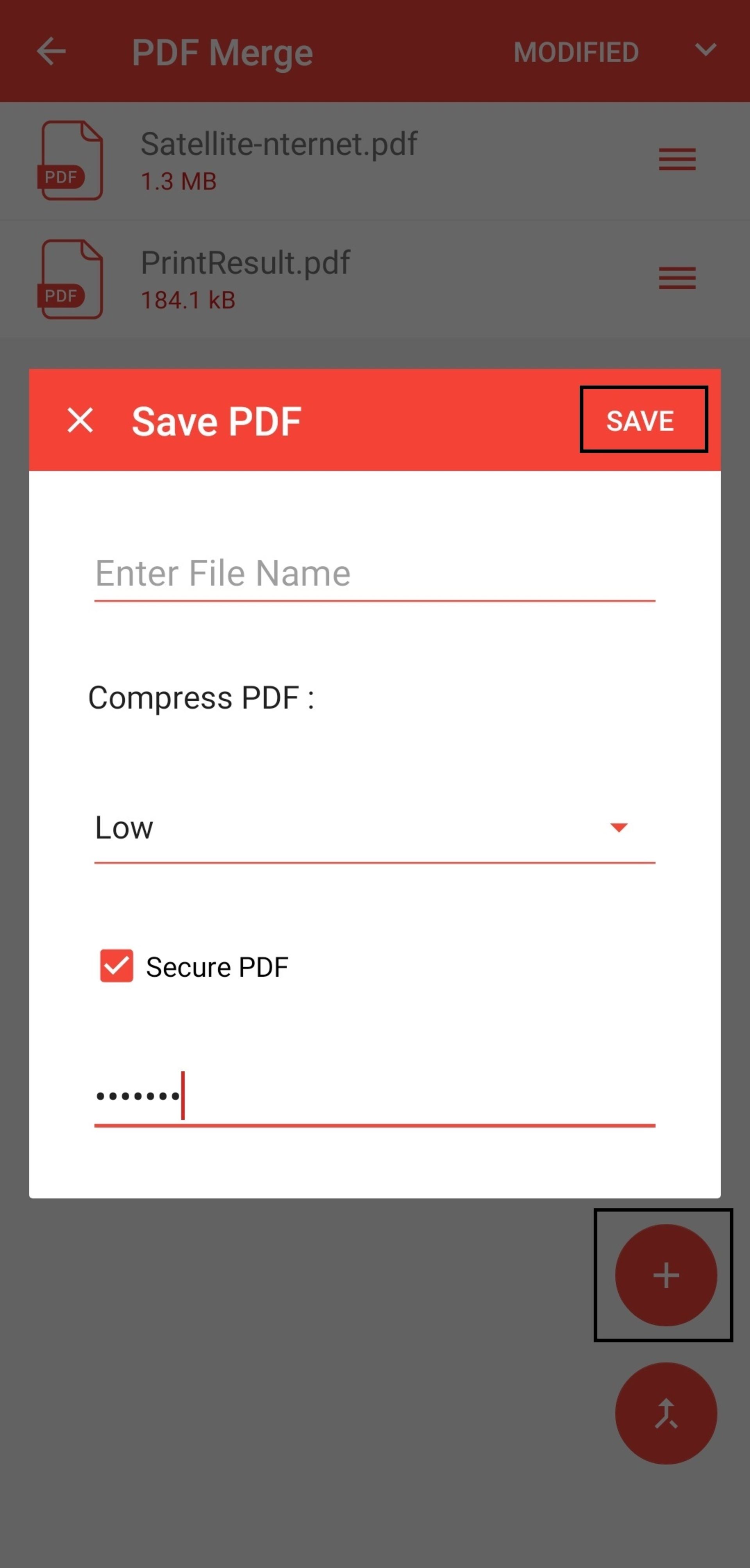 ۳-ادغام چند فایل PDF در اندروید با برنامه PDF Merge