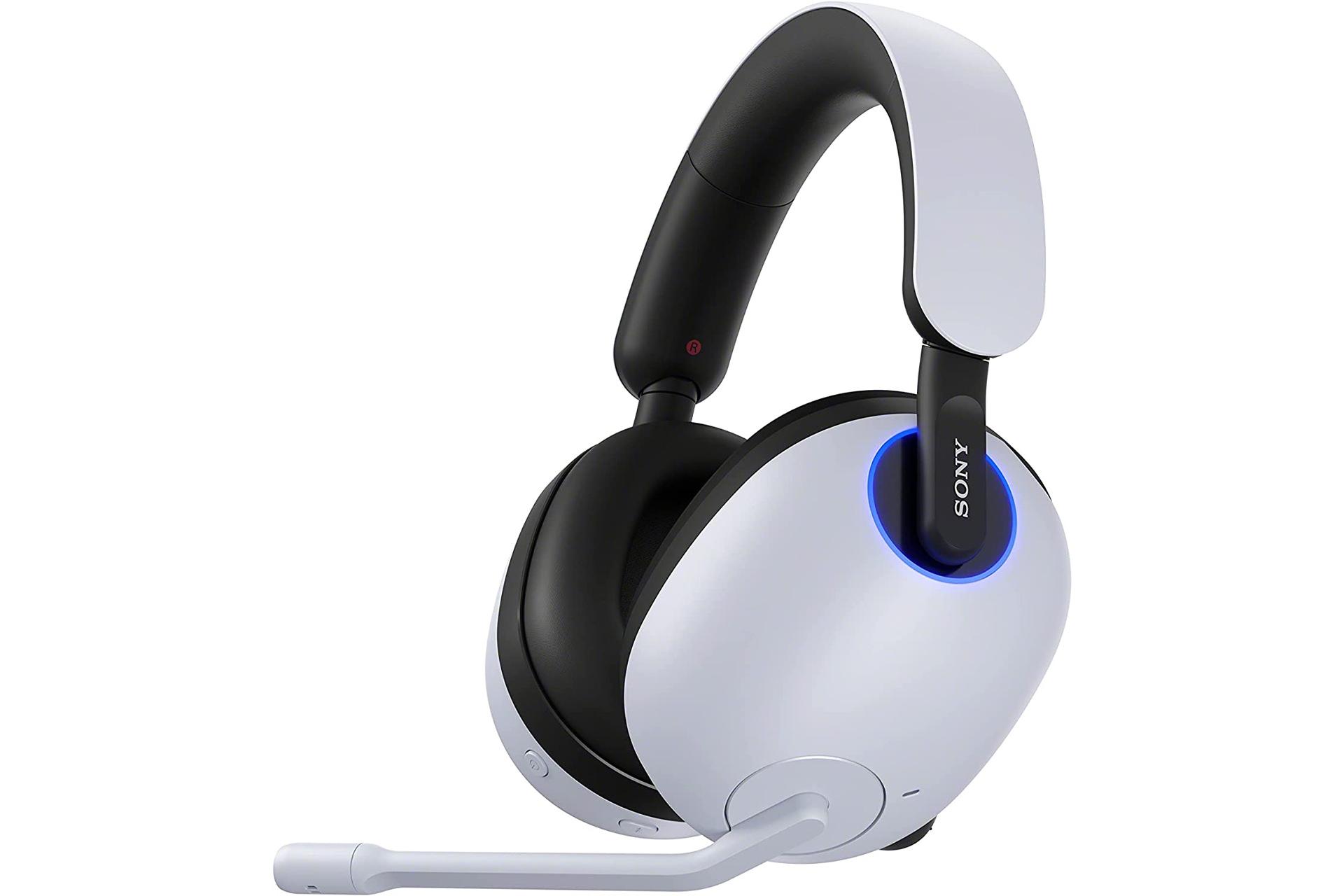 هدست گیمینگ Sony InZone H9 از نمای سه رخ سفید