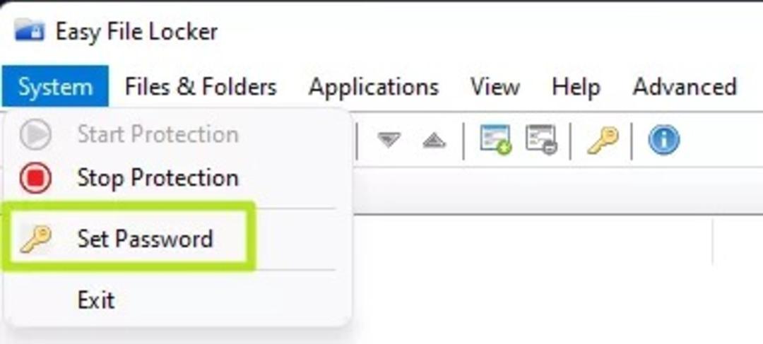  رمزگذاری فولدر در ویندوز ۱۱ با Easy File Locker اپ- ۱