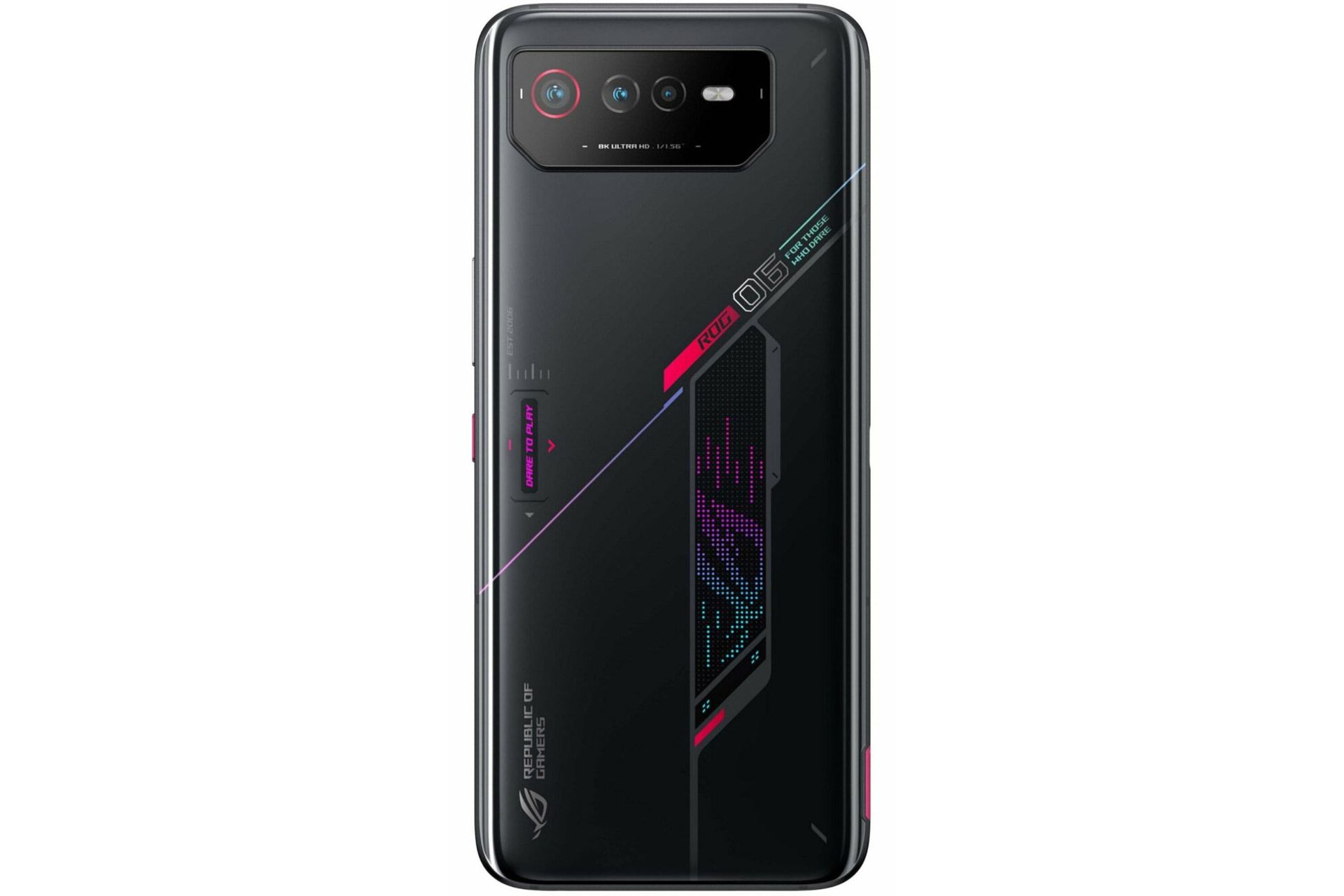 رندر فاش شده ایسوس راگ فون 6 / Asus ROG Phone 6 نمای پشت