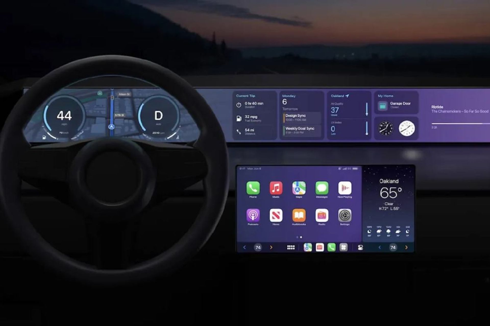 نرم افزار خودرو خودران اپل