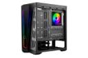 نمای نیم رخ جلو و داخل سمت راست کیس کامپیوتر کولر مستر MASTERBOX 540
