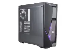 نمای نیم رخ جلو و سمت چپ کیس کامپیوتر کولر مستر MASTERBOX K500 ARGB
