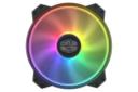 نمای روبرو فن کیس کولر مستر MASTERFAN MF200R ARGB