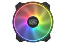 نمای روبرو فن کیس کولر مستر MASTERFAN MF200R ARGB