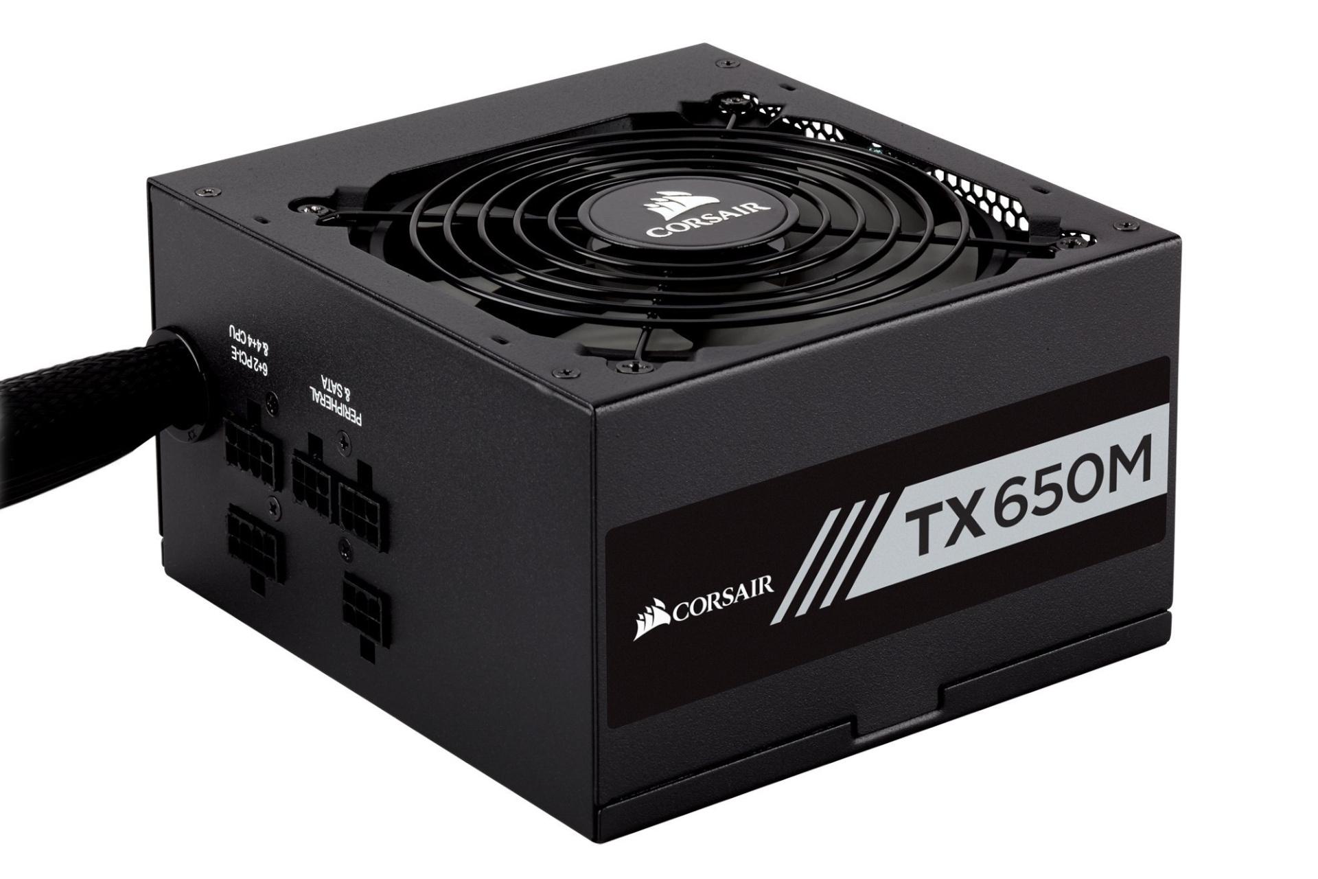 پاور کامپیوتر کورسیر TX650M با توان 650 وات