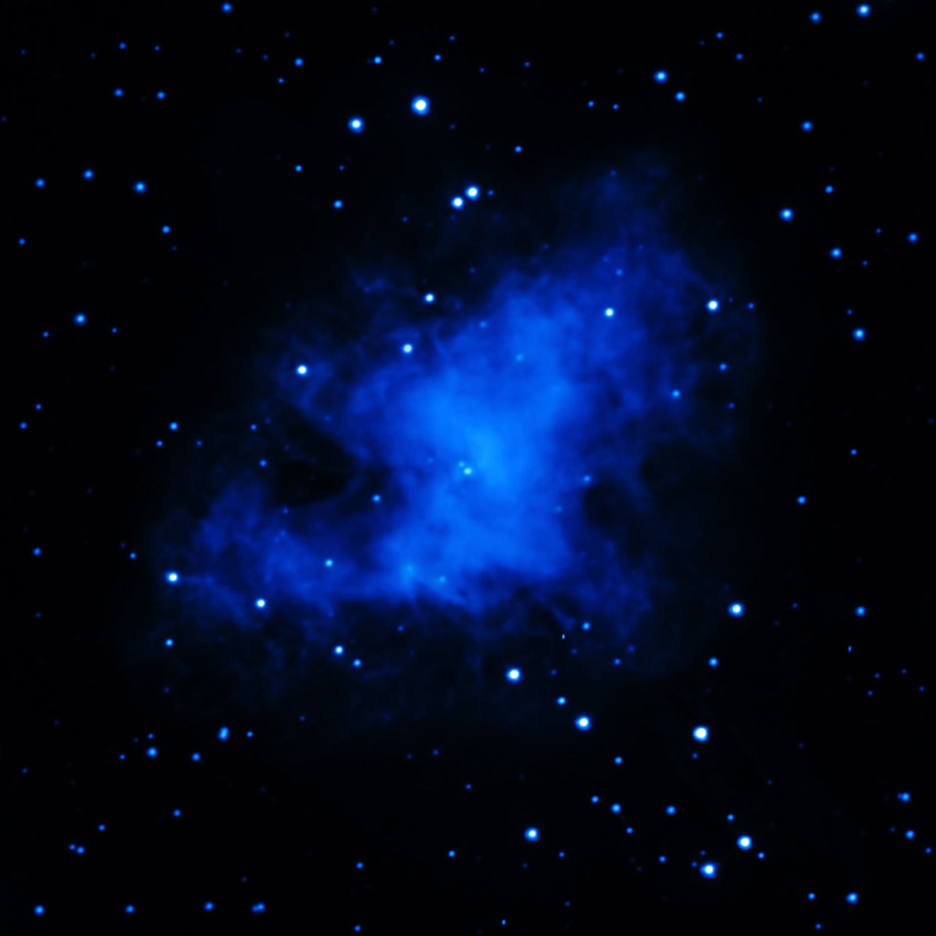 سحابی خرچنگ در نور فرابنفش (تلسکوپ فضایی ایکس ام ام-نیوتن)