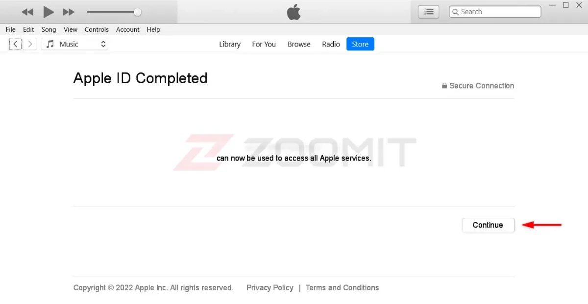 مراحل ساخت اپل آیدی با استفاده از iTunes