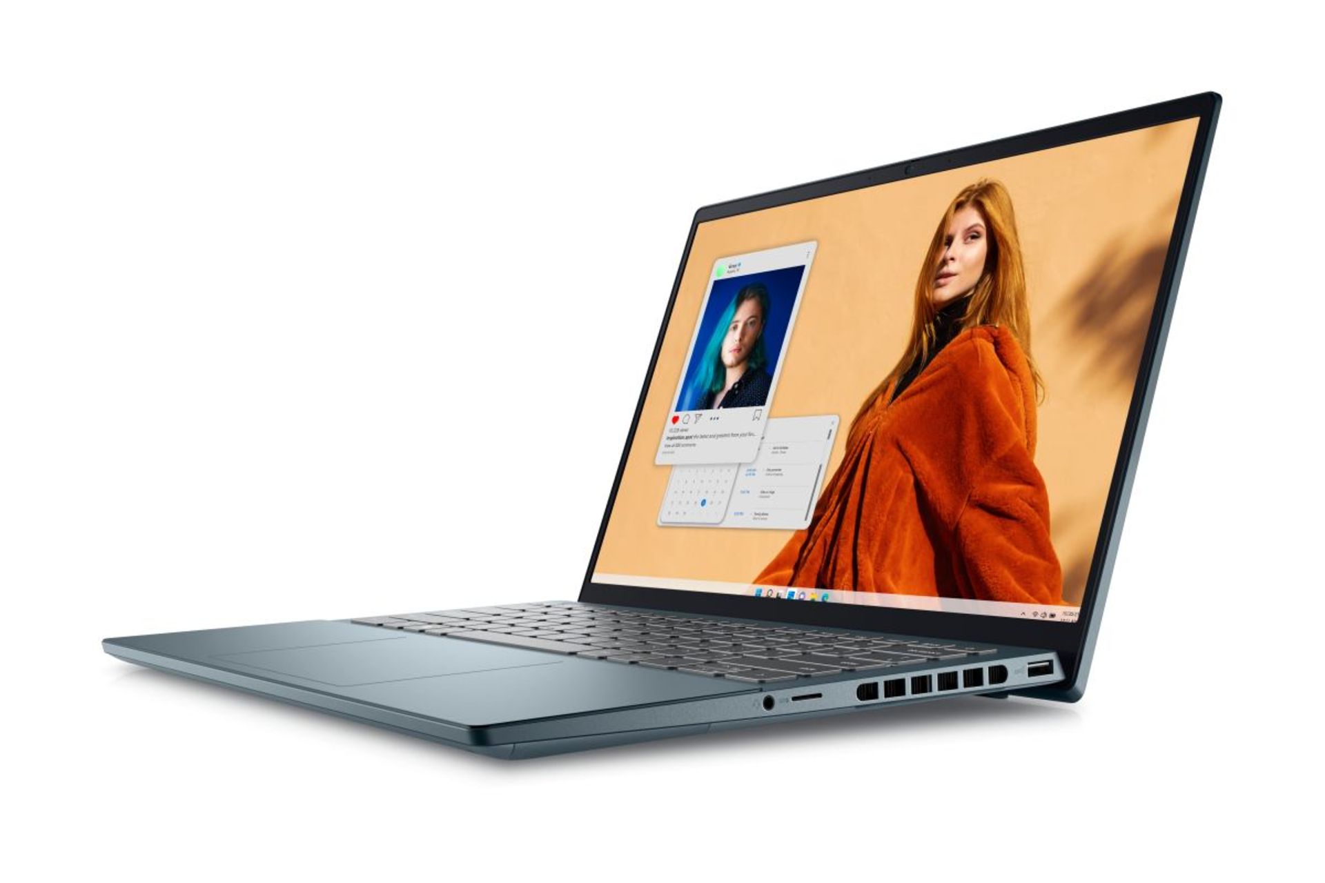 لپ تاپ Dell insprion 14 Plus از نمای جلو