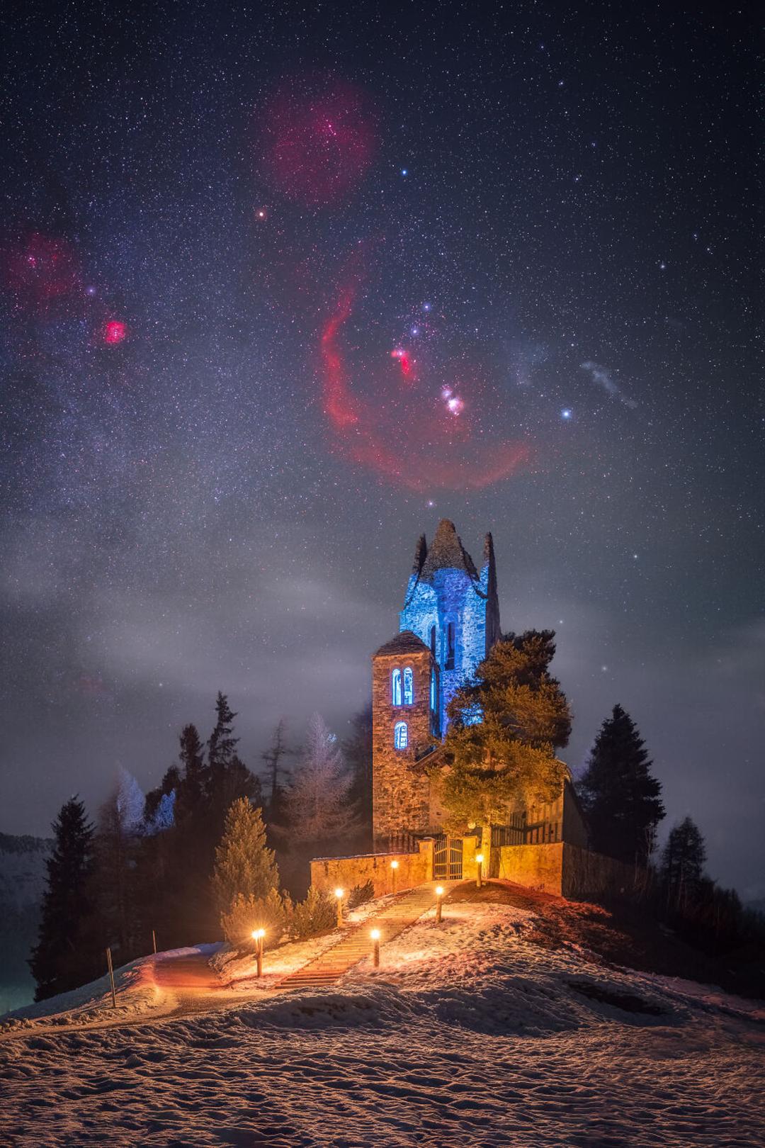 زیبایی آسمان شب و روز