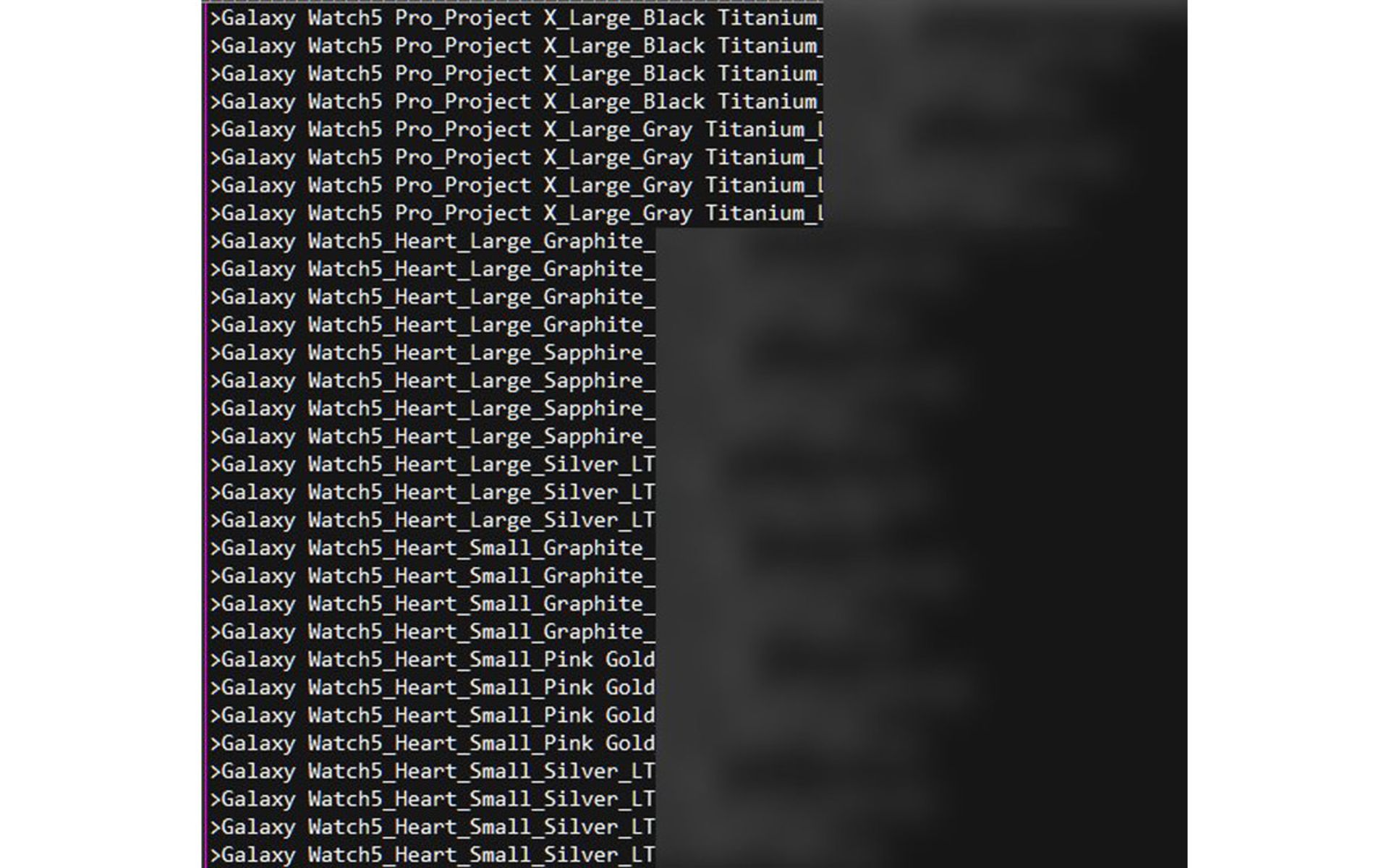 کد فاش‌شده ایوان بلس برای گلکسی واچ ۵