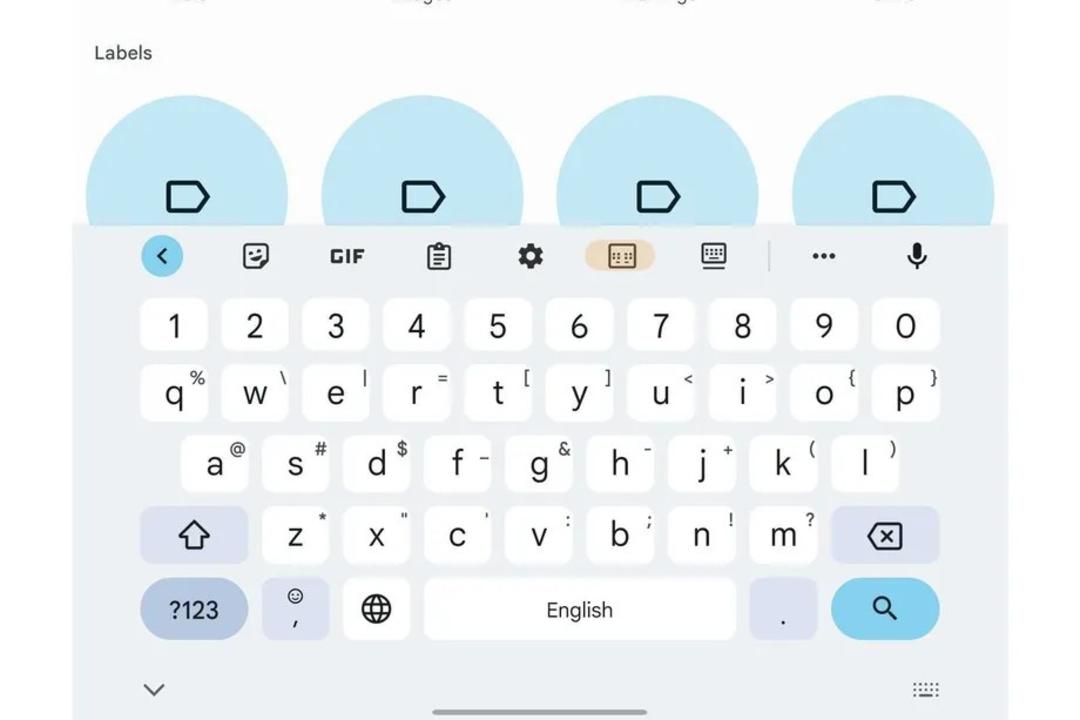 حالت تقسیم کیبورد Gboard رو گلکسی زد فولد ۳
