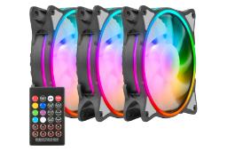 فن کیس گرین HURACAN FAN GFK120M-ARGB همراه ریموت کنترل