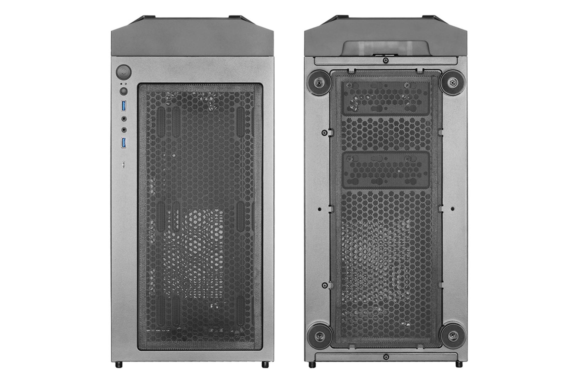 نمای سقف و کف کیس کامپیوتر گرین مدل GRIFFIN G6