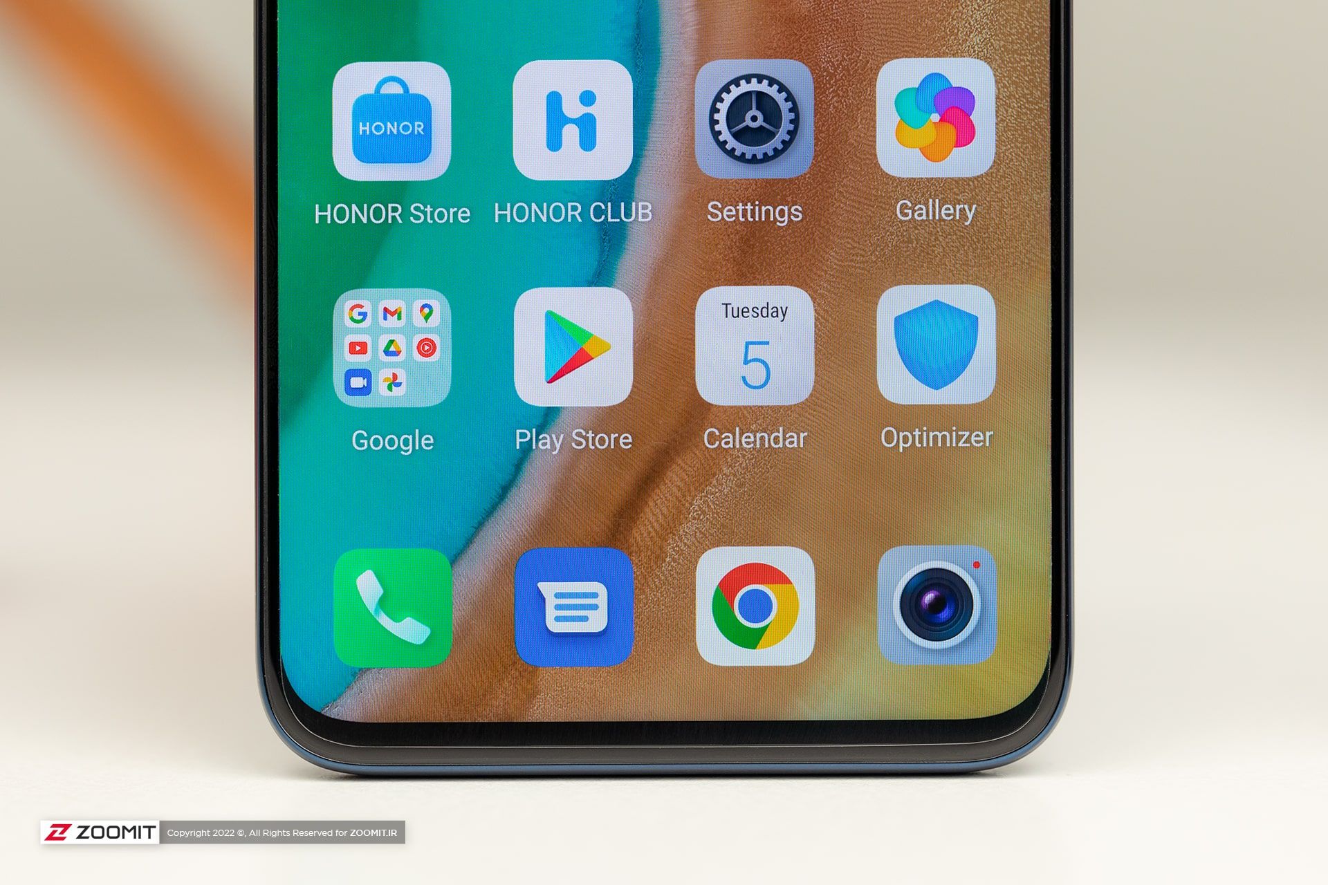 رابط کاربری و آیکن‌های پوسته Magic UI آنر ۵۰ لایت
