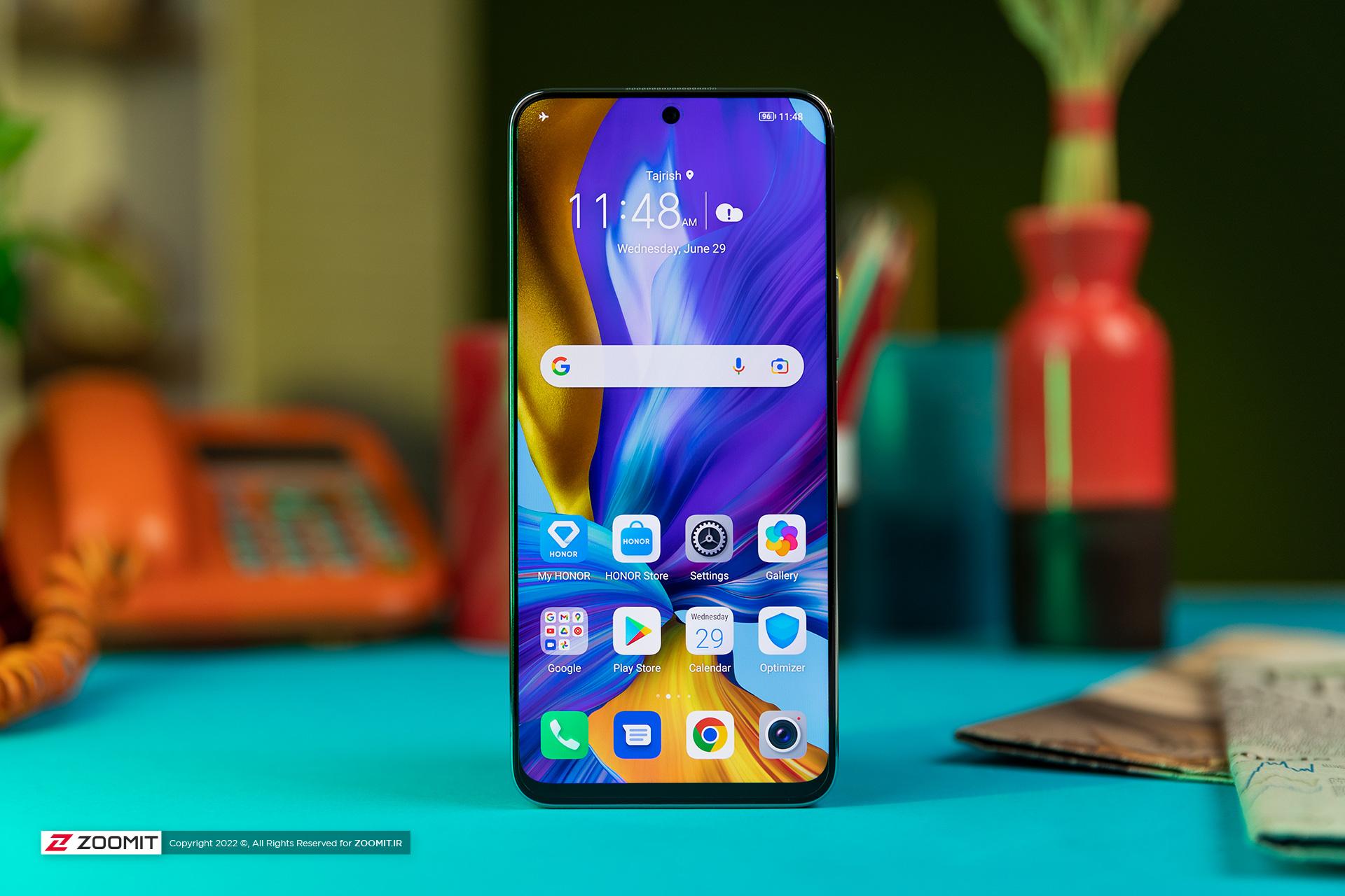 نمای جلو آنر X8