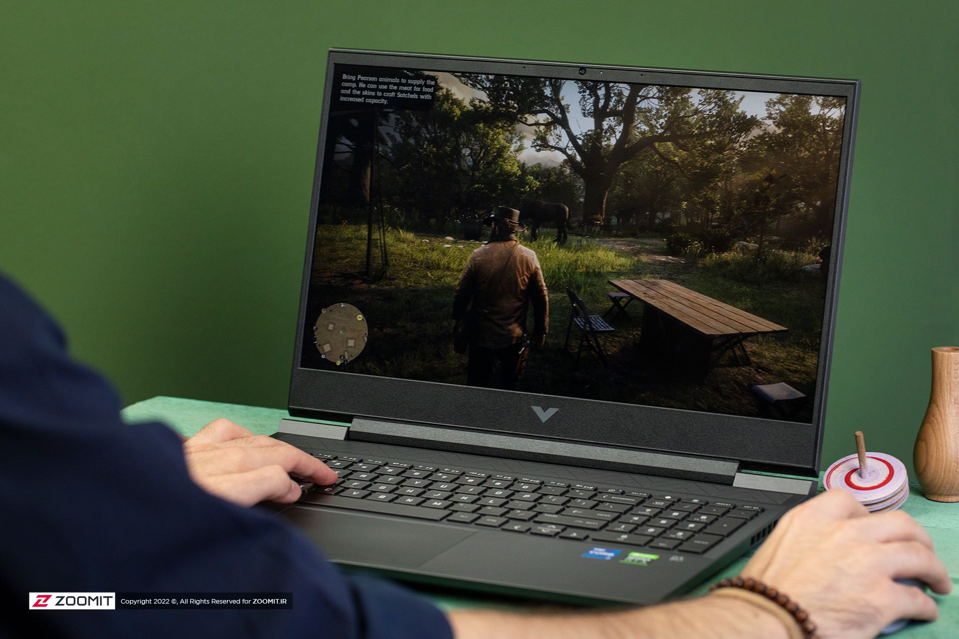 بازی کردن با لپ‌تاپ گیمینگ hp Victus