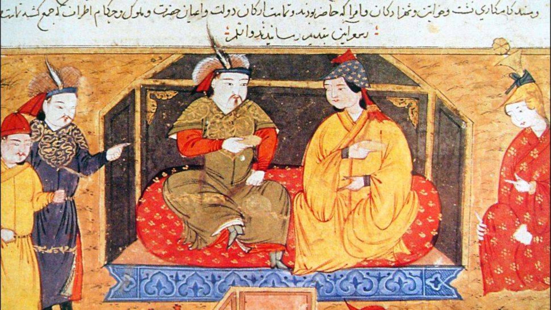 هلاکوخان و همسرش دوقوز خاتون / Hulagu Khan and Dokuz Khatun