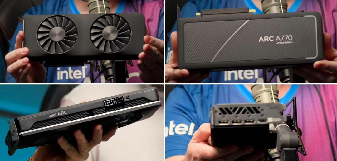 اولین تصاویر کارت گرافیک Arc A770 Limited Edition