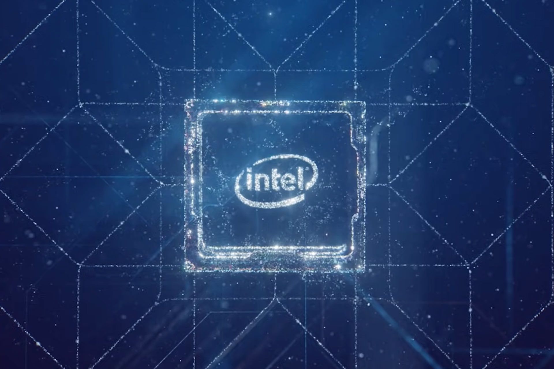 لوگو اینتل / Intel طرح گرافیکی آبی