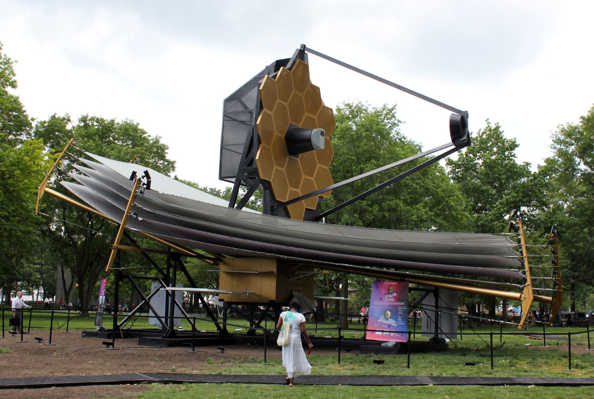 Full-size model of the James Webb Space Telescope