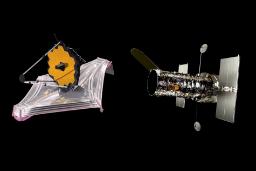 جیمز وب در برابر هابل؛ مقایسه تصاویر دو تلسکوپ فضایی