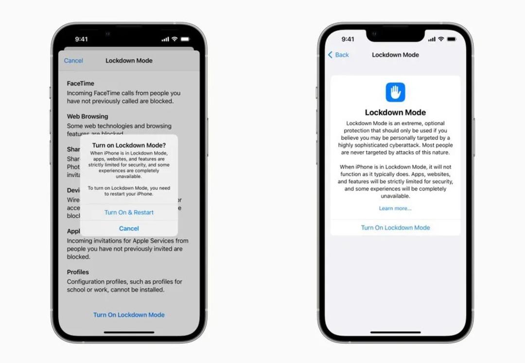قابلیت Lockdown Mode در iOS 16