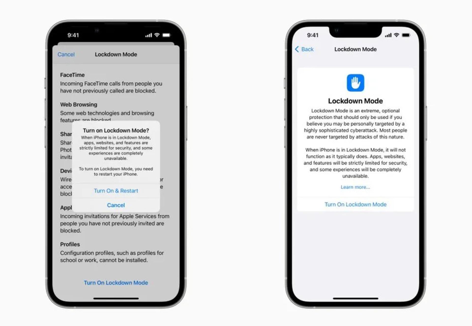 قابلیت Lockdown Mode در iOS 16