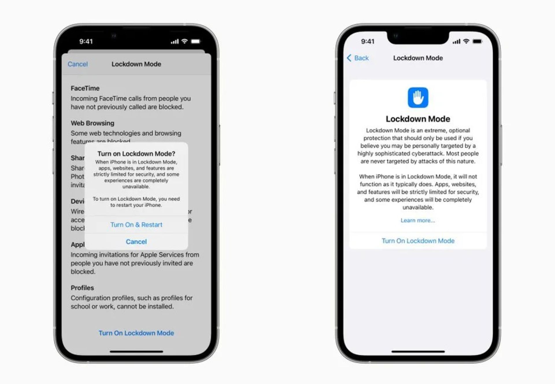 قابلیت Lockdown Mode در iOS 16